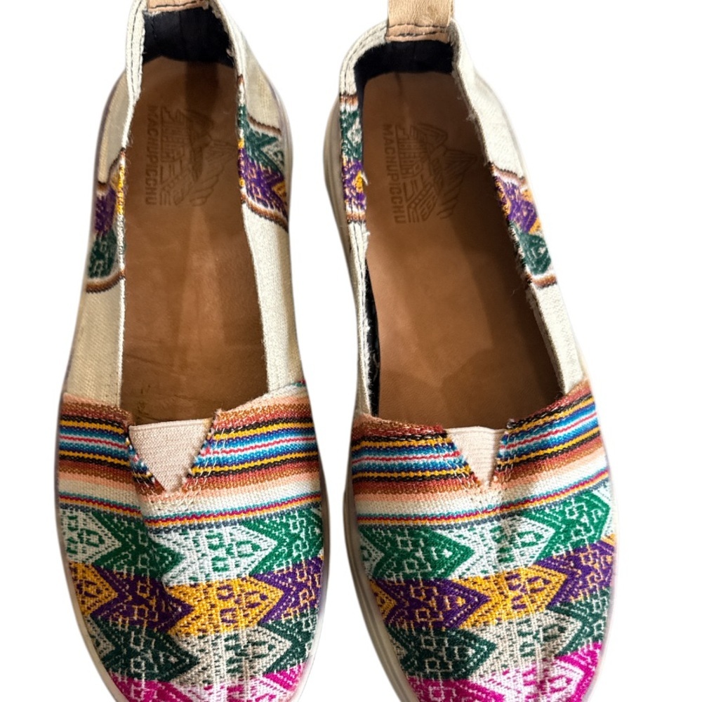 intishine Colorful Patterned Women's Slip-On Perú shoes